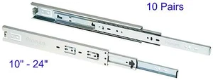 Cajón de rodamiento de bolas de extensión completa PROMARK 8""-28"" 100 LB - Imagen 1 de 14