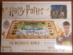 Harry Potter The Wizarding World 4D Puzzle 892 Pieces Hogwarts Brand New!! - Picture 1 of 5