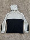Adidas Boy’s Gray Black Fleece Lined Hoodie Sweatshirt Youth Large 14 - 16