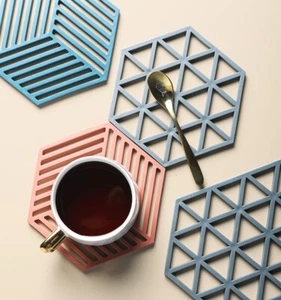 Silikon Untersetzer Hitzebeständig Pot Pad Cup Kissen - Bild 1 von 7