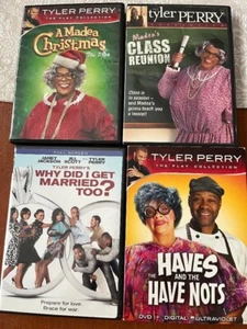 4 dvds: tyler perry: a madea christmas, class reunion, haves & have nots, why... - Picture 1 of 2