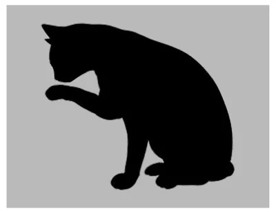 Plantilla Pata Lamiendo Gato 11 x 8.5 Plantilla Personalizada ENVÍO RÁPIDO GRATUITO Foto 1 de 2