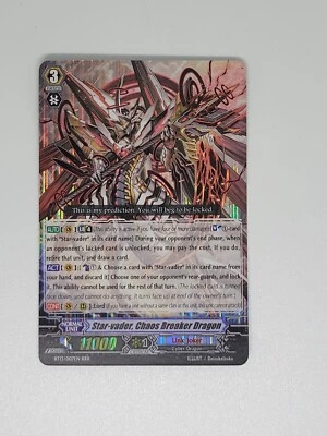 Cardfight Vanguard Star-vader, Chaos Breaker Dragon BT13/007EN RRR - Image 1 of 2