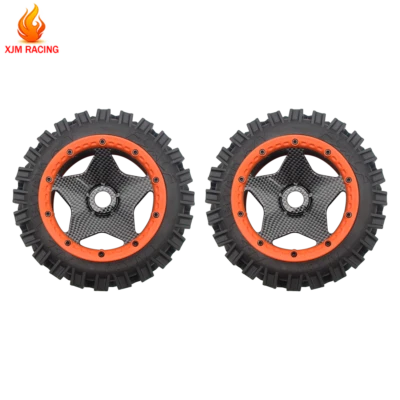 Pneu de roda traseira 2 peças todo terreno para 1/5 HPI RV KM Baja 5B 2.0 - Imagem 1 de 4