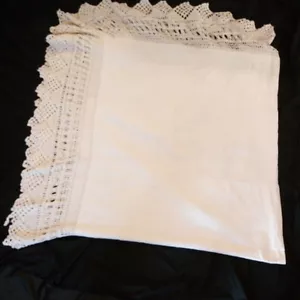 Antique Top Bed IN Fringe IN Restore 6 7/12ft x 6 2/12ft - Picture 1 of 12