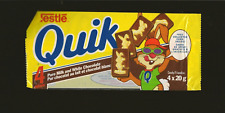 Vintage Nestle Quik 4 Mini Chocolate Candy Plastic Package 9x4 inches NO CARD