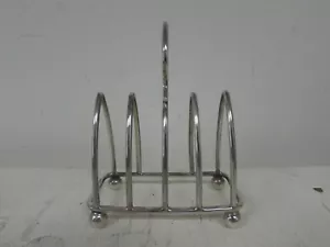English Sterling, Birmingham, c1928, Toast Rack ((letter holder)  - Picture 1 of 5