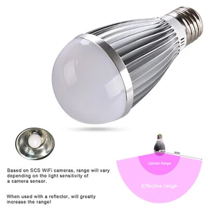 E27 21W 7x 3W LED 980nm IR Infrarot Birne für CCTV Illuminator No Glow unsichtbar - Bild 1 von 8