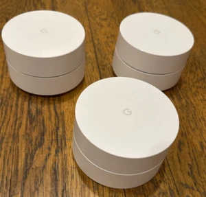 3 Google Nest Wifi AC-1304 MESH Router Wifi (No Power Cords) - Picture 1 of 5