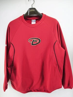 Arizona Diamondbacks Majestic Therma Base Tech Fleece Sweatshirt Men's Large - Image 1 of 4