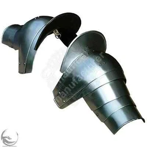 Medieval pauldrons with gorget and Bracers Set steel larp Cosplay Costume armor - Picture 1 of 6