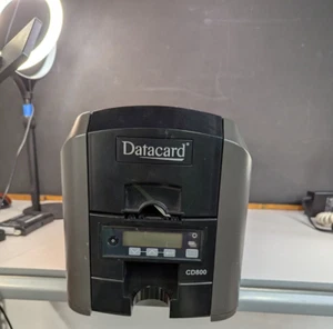 Datacard CD800 PX30 Thermal ID Card Printer *FOR PARTS* Untested no cord - Picture 1 of 4