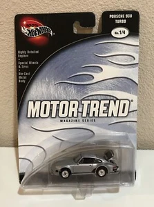 100% HOT WHEELS 2002 MOTOR TREND MAGAZINE SERIES PORSCHE 930 TURBO No 1 of 4 NEW - Bild 1 von 3