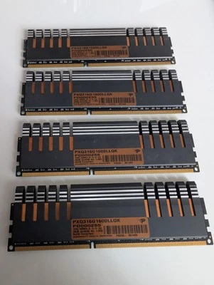 Patriot Viper Xtreme 4 X 4GB ram DDR3 1600 Extreme PXQ316G1600LLQK PD000255 - Image 1 of 4