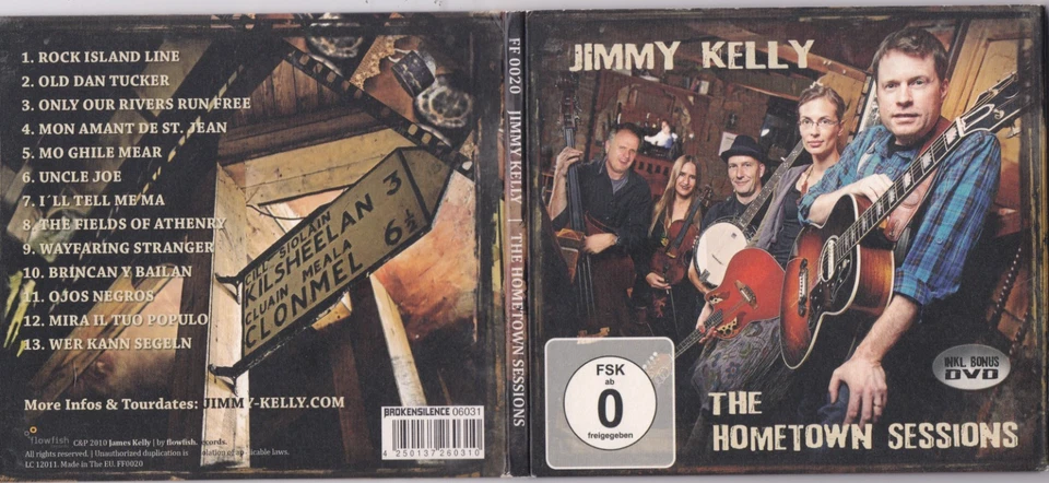 Jimmy Kelly – The Hometown Sessions CD + DVD (13 Track CD) Digipak - Bild 1 von 1