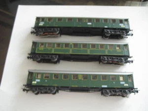Marklin H0 4135+4136+4143 Set of 3 Passenger w/lighting kits & figures installed - Picture 1 of 4