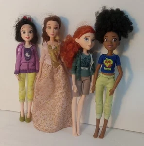 Disney Puppen Set Ralph Breaks The Internet Comfy Princess Dolls Lot (4) - Bild 1 von 14