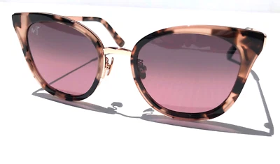 NUEVAS Gafas de Sol Maui Jim MADERA ROSA Tortuga Dorado POLARIZADAS Maui Rose VIDRIO RS870-09 Foto 1 de 4