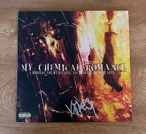 * FRANK IERO * signed album * MY CHEMICAL ROMANCE * I BROUGHT YOU MY BULLETS * - Picture 1 of 2