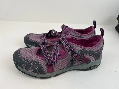 Zapatillas Mocasín Informales Chaco Púrpura Correas Cruzadas Para Mujer EU 39 US 8 Foto 1 de 4