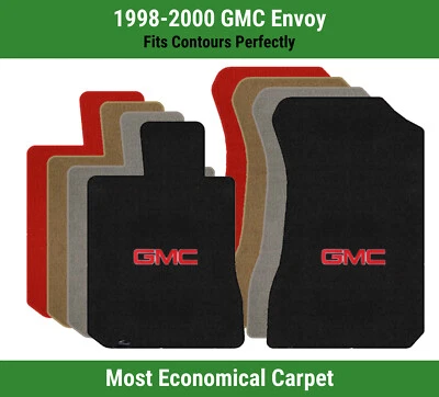 Lloyd Velourtex Front Row Carpet Mats for 1998-2000 GMC Envoy w/Red GMC 1 Logo - Image 1 of 4