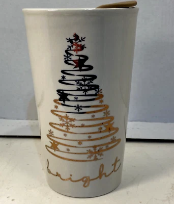 假日陶瓷旅行咖啡杯带密封盖/市场/冷热 — 第 1/4 张图片