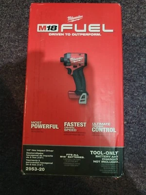 Milwaukee 2953-20 18V Lithium-Ion Brushless Cordless 1/4" Hex Impact Driver - Image 1 of 2