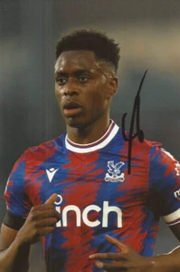CRYSTAL PALACE: ALBERT SAMBI LOKONGA SIGNED 6x4 ACTION PHOTO+COA - Picture 1 of 1