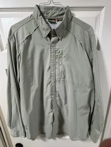 Howler Bros Shirt Mens Sz: XL Green  Long Sleeve Button Up Tech Outdoor* - Picture 1 of 6