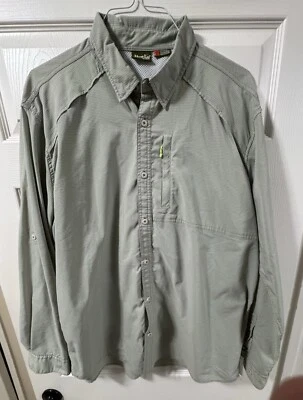 Howler Bros Shirt Mens Sz: XL Green  Long Sleeve Button Up Tech Outdoor* - Image 1 of 4
