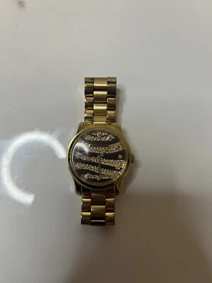 Michael Kors Runway Zebra Print Watch/ Needs New Battery 6in - Image 1 of 4