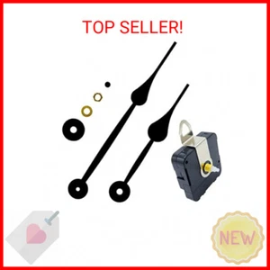 High Torque Long Shaft Quartz Clock Movement Mechanism Replacement Clock Kit wit - Picture 1 of 2