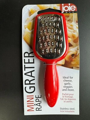 Mini rallador Joie con orificios de rejilla de acero inoxidable (ROJO/VERDE/AZUL) Foto 1 de 3