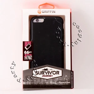 Griffin Survivor Journey iPhone 6 Plus iPhone 6s Plus Protective Case Black Grey - Photo 1 sur 5