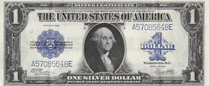 1923 $1 ONE DOLLAR “HORSE BLANKET” SILVER CERTIFICATE Lightly Circulated - Picture 1 of 2