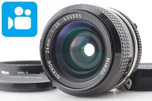 🎦VIDEO👀 W/ HN-1 Hood ✨MINT✨ Nikon Nikkor-N Auto 24mm f/2.8 non Ai From JAPAN - Picture 1 of 9