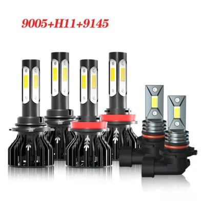 PARA Cadillac SRX 2010-2016 6x Combo H11 9005 9145 LED Faros Antiniebla Bombillas Foto 1 de 4