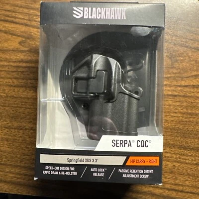BlackHawk CQC Serpa Holster fits Springfield XDS 410565BK-R Right Handed OWB - Image 1 of 3