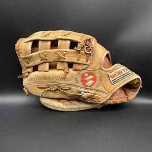 VTG Worth Red Dot RD6-11R Leather LHT Left Hand Baseball Softball Glove Mitt - Picture 1 of 21