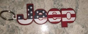 Jeep Red, White, And Blue Keychain - Picture 1 of 1