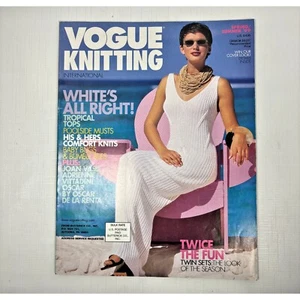 Vtg Vogue Knitting International Magazine Spring Summer 1999 Knit Patterns - Picture 1 of 8