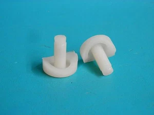 16 New 3/4" Coved Stem Natural Bumper Glide Patio Outdoor Chair 1/4" Hole 728 - Picture 1 of 6