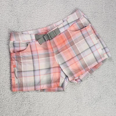 Pantalones Cortos Columbia Para Mujer Talla 4 Omni Sombra Mecha Protección Solar Senderismo Exterior Coral Foto 1 de 4