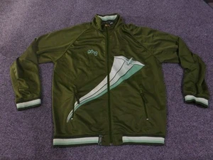 LRG Jacket Mens 2XL Green Full Zip Roots and Equipment Track Logo Streetwear - Picture 1 of 11