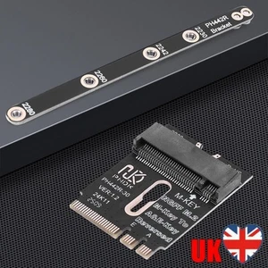 NGFF A+E-Key Male To NVME M-key Female Extension PCI-E 4.0 Adapter - Photo 1/10