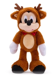 Disney Store Mickey Mouse Rentier festlich mittel weiches Plüschtier, 34 cm - Bild 1 von 2