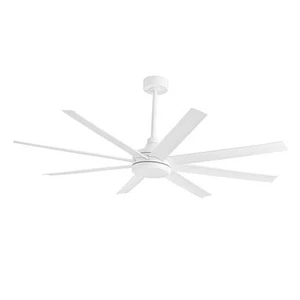 65 Inch Ceiling Fans without Light, Modern Farmhouse Ceiling Fan Remote - Picture 1 of 7
