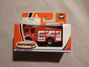 2002 Matchbox Dennis Sabre #44 Airport Alarm 4/4 Red 1:96 Mattel Wheels 96812 - Picture 1 of 6
