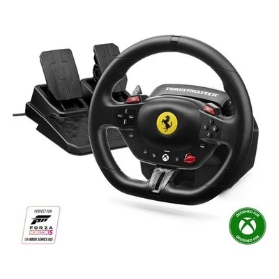 Thrustmaster Volante e pedaliera simulatore guida FERRARI T98 296 GTS Black - Immagine 1 di 4