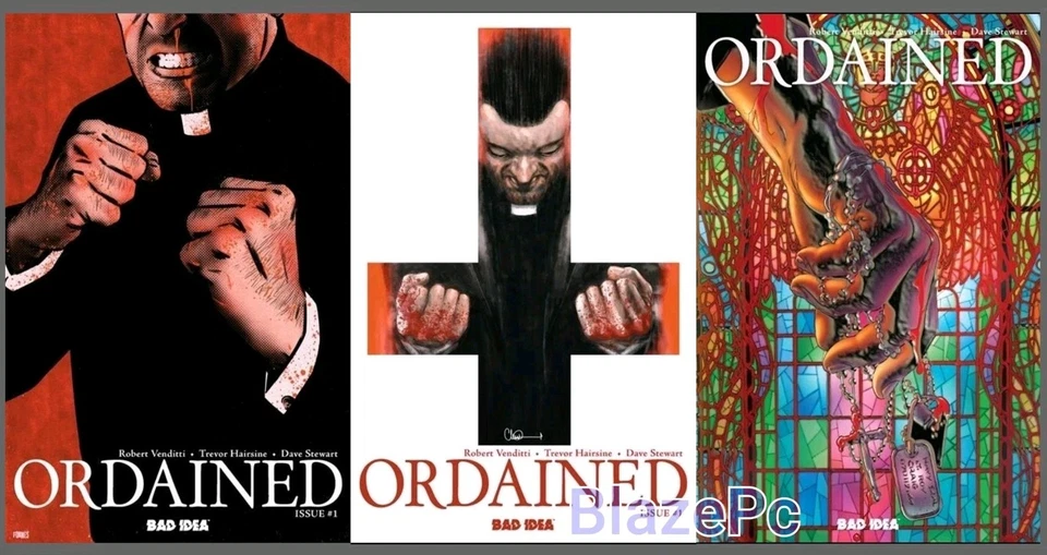 Ordained #1 Cover A B C Variant Set 1:20 1:50 Options Bad Idea 2025 NM